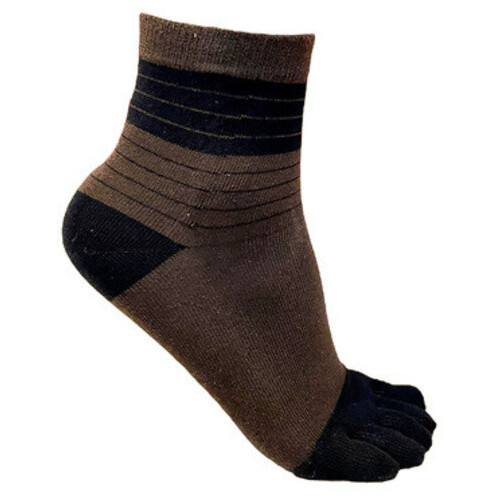 Шкарпетки з пальцями Каштан VERIDICAL 39-44 коричневий вугор фото №6