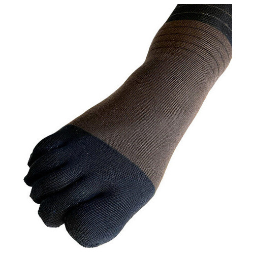 Шкарпетки з пальцями Каштан VERIDICAL 39-44 коричневий вугор фото №7