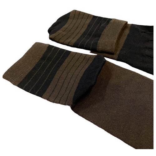 Шкарпетки з пальцями Каштан VERIDICAL 39-44 коричневий вугор фото №2