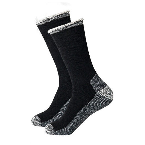 Вовняні шкарпетки потовщені теплі Zhejiang 41-44 чорний фото №1