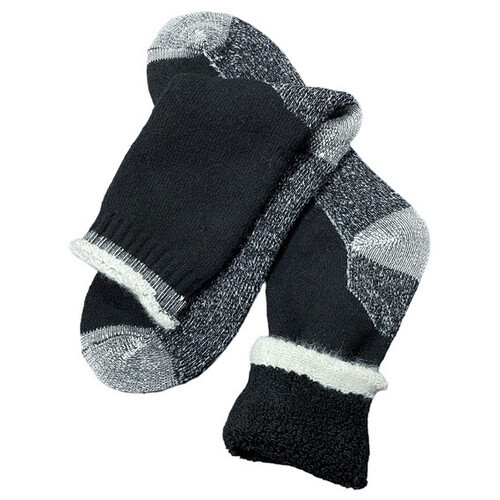 Вовняні шкарпетки потовщені теплі Zhejiang 41-44 чорний фото №4