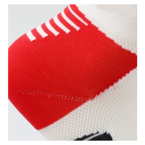 Шкарпетки велосипедні Aolikes 36-40 Біло-червоний з чорним (193-2019) фото №4