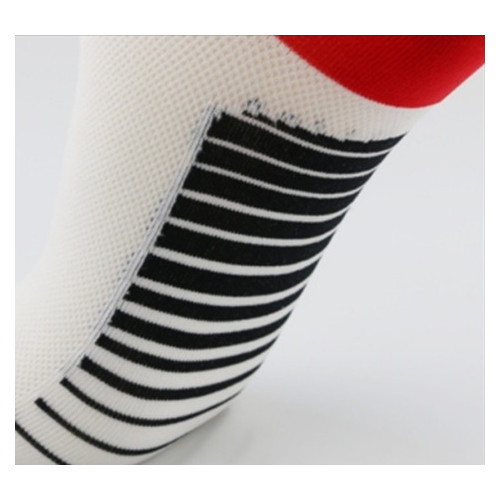 Шкарпетки велосипедні Aolikes 36-40 Біло-червоний з чорним (193-2019) фото №6