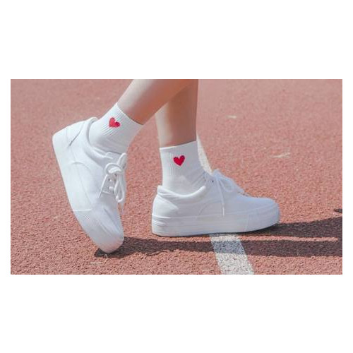 Шкарпетки Закохана пара 34-40 2 пари Білий з принтом (205-2019) фото №3