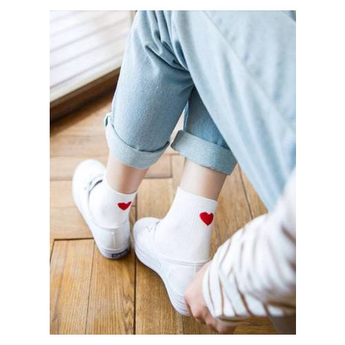 Шкарпетки Закохана пара 34-40 2 пари Білий з принтом (205-2019) фото №6