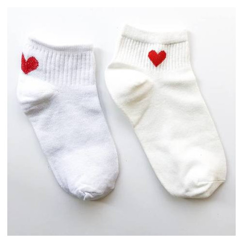 Шкарпетки Закохана пара 34-40 2 пари Білий з принтом (205-2019) фото №8