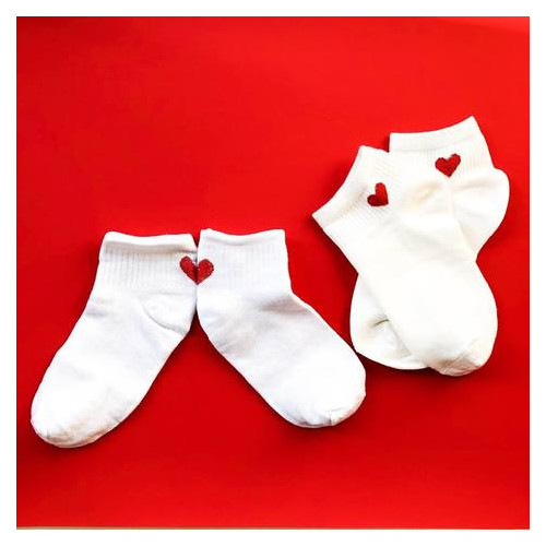 Шкарпетки Закохана пара 34-40 2 пари Білий з принтом (205-2019) фото №2