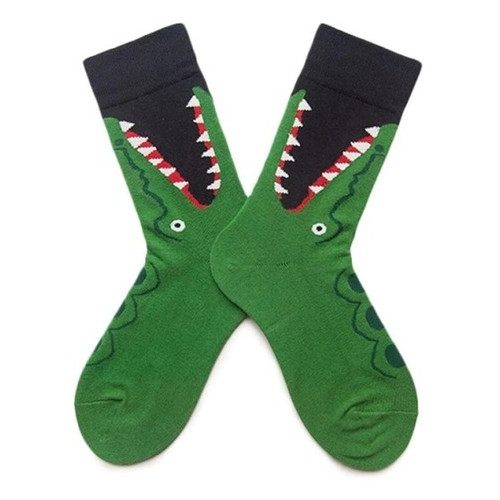 Шкарпетки Крокодил 36-42 Темно-зеленый с черным (204-2019) фото №3