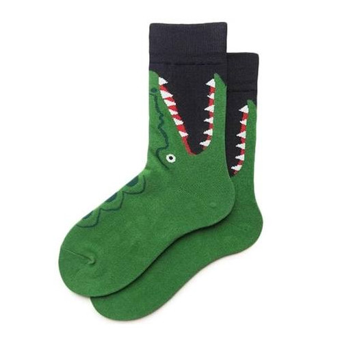 Шкарпетки Крокодил 36-42 Темно-зеленый с черным (204-2019) фото №1