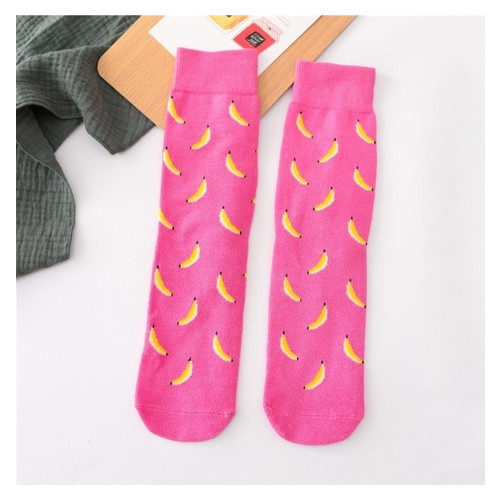 Шкарпетки Милые Бананы 36-40 Розовый (190-2019) фото №1