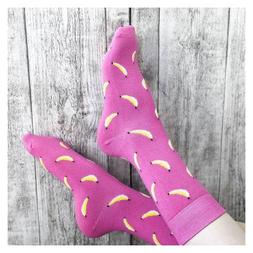 Шкарпетки Милые Бананы 36-40 Розовый (190-2019) фото №2