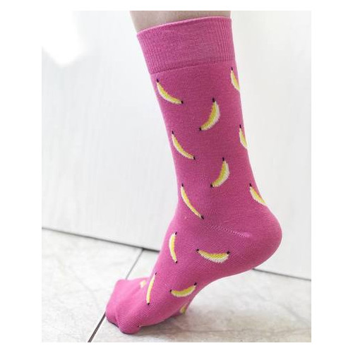 Шкарпетки Милые Бананы 36-40 Розовый (190-2019) фото №3