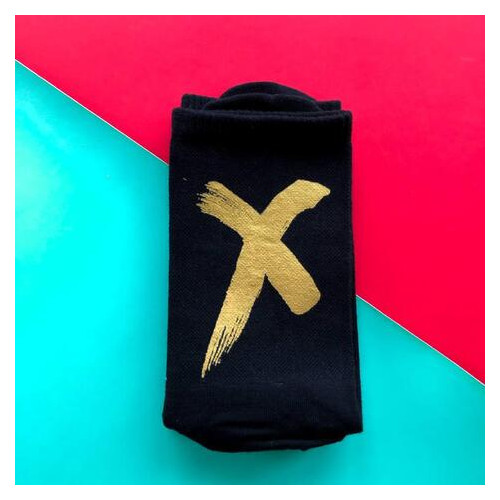 Шкарпетки високі LifeFLUX у стилі хіп-хоп Х Sgedone 41-45 Чорно-золотистий фото №5