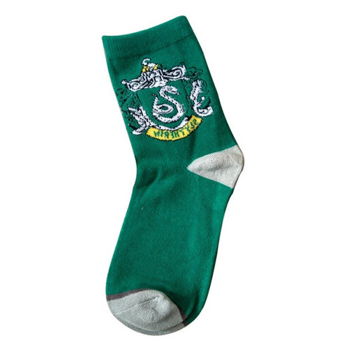 Шкарпетки LifeFLUX Гарри Поттер Слизерин Harry Potter 36-42 зеленый с принтом фото №1