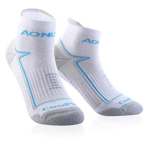 Шкарпетки LifeFLUX для спорту Aonijie CoolMAX 43-46 біло-сірий фото №1