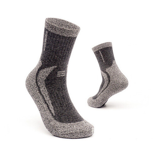 Спортивні компресійні шкарпетки LifeFLUX CAXA 38-42 тепло утримують темно-сірий (1743-2019) фото №1