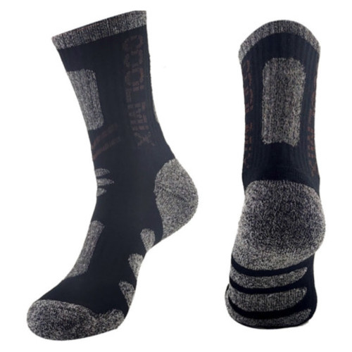 Спортивні компресійні шкарпетки LifeFLUX Coolmix For Surveyors 38-44 тепло утримують темно-сірий (1742-2019) фото №1
