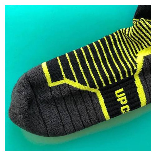 Шкарпетки спортивные Up Grade UG 40-45 Черный с желтым (200-2019) фото №5