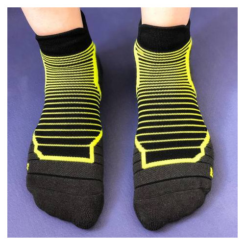 Шкарпетки спортивные Up Grade UG 40-45 Черный с желтым (200-2019) фото №2