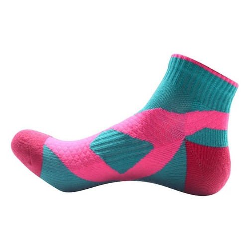 Шкарпетки спортивные DH Sports 40-45 Светло-бирюзовый с малиновым (195-2019) фото №1