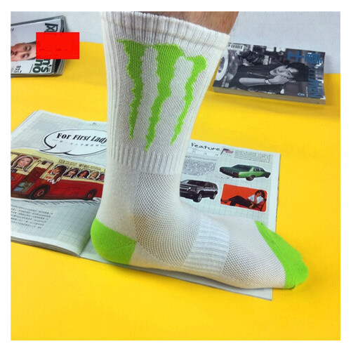 Чоловічі шкарпетки Gentle Monster 40-44 високі білий з принтом (1233-2019) фото №2