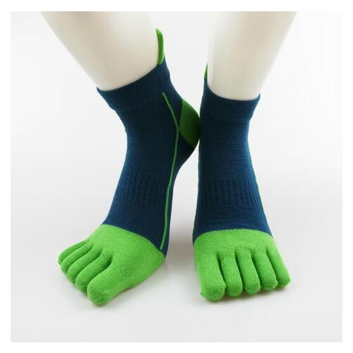 Шкарпетки з пальцями Veridical 39-45 Синьо-салатовий (419-2019) фото №2