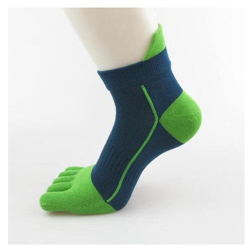 Шкарпетки з пальцями Veridical 39-45 Синьо-салатовий (419-2019) фото №5