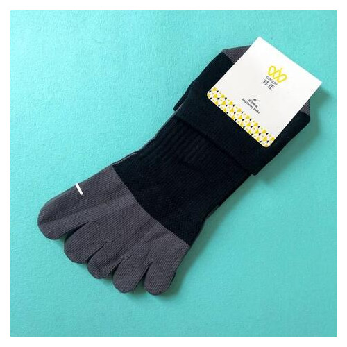 Шкарпетки з пальцями Veridical 39-45 Чорно-сірий (418-2019) фото №6