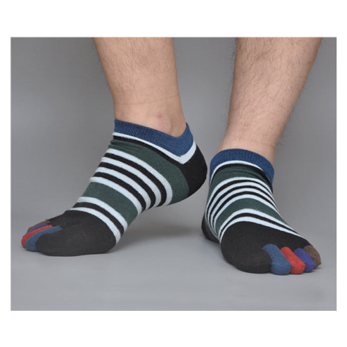 Шкарпетки с пальцами мужские Veridical 40-44 Полосатые фото №1