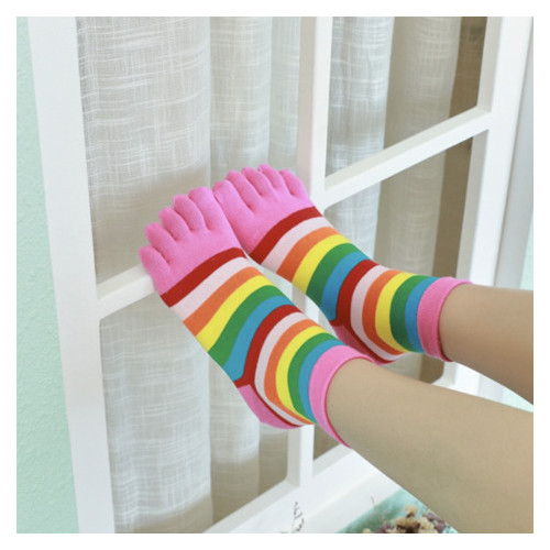 Шкарпетки з пальцями Veridical Фанні 36-40 рожевий (1789-2019) фото №1