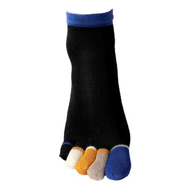Шкарпетки на кожен палець П'ятірка VERIDICAL 42-45 Чорний з кольоровими пальцями фото №7