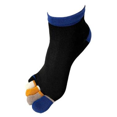 Шкарпетки на кожен палець П'ятірка VERIDICAL 42-45 Чорний з кольоровими пальцями фото №8