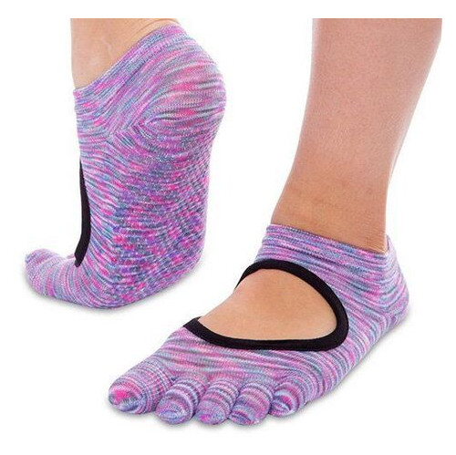 Шкарпетки для йоги FDSO FI-0438 Один розмір Фіолетовий (06508008) фото №1