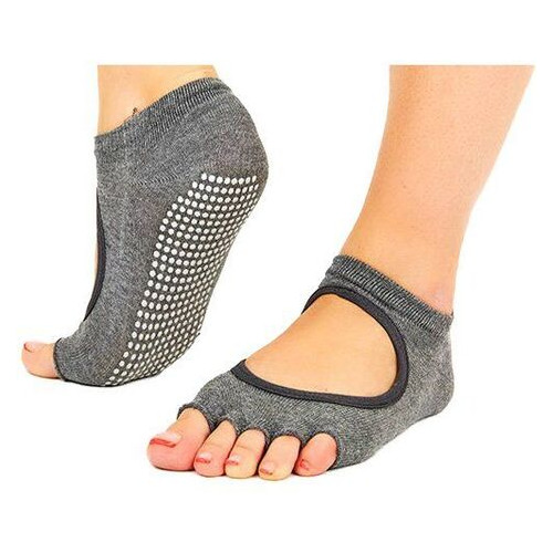 Шкарпетки для йоги FDSO FL-6872 Один розмір Темно-сірий (06508005) фото №1