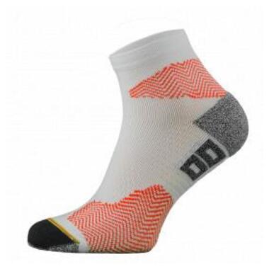 Шкарпетки для бігу COMODO 35-38 біло-помаранчеві 590328260033 фото №1