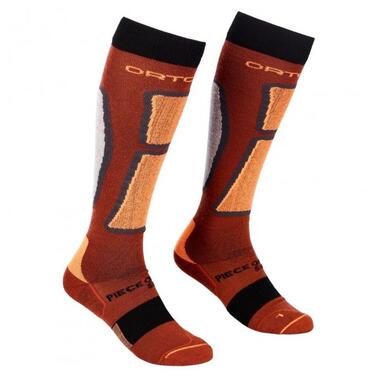Шкарпетки чоловічі Ortovox SKI ROCKNWOOL LONG SOCKS M clay orange - 42-44 - помаранчевий (025.001.0109) фото №1