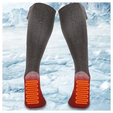 Шкарпетки з підігрівом Yijia Heating socks Сірі (Ф32458) фото №2