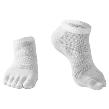 Шкарпетки низькі з пальцями унісекс Yiwu 37-42 білий фото №1