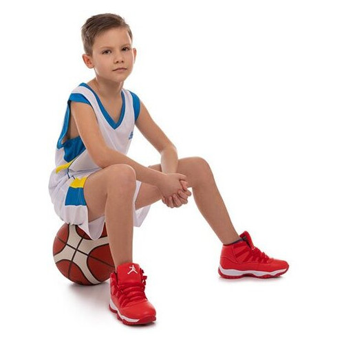 Форма баскетбольна дитяча Lingo LD-8095T 125-135см Білий (57506014) фото №5
