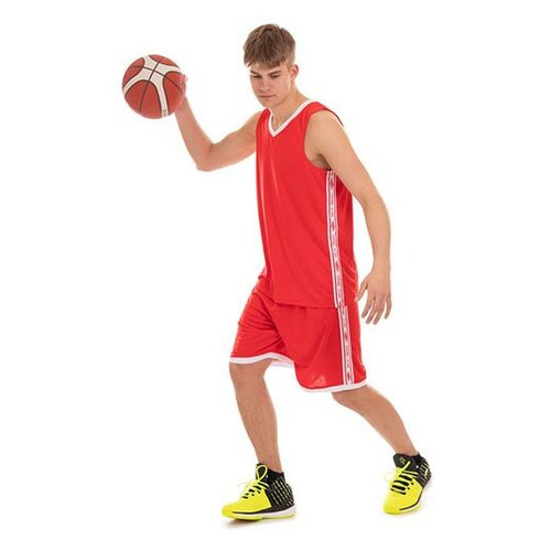 Форма баскетбольна чоловіча Lingo LD-8023 3XL Червоний (57506015) фото №5