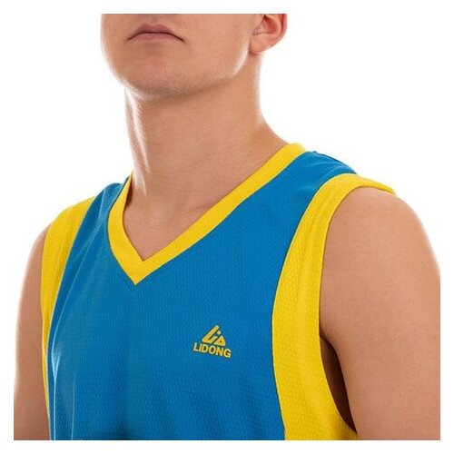 Форма баскетбольна чоловіча Lingo LD-8095 4XL Блакитний (57506016) фото №2