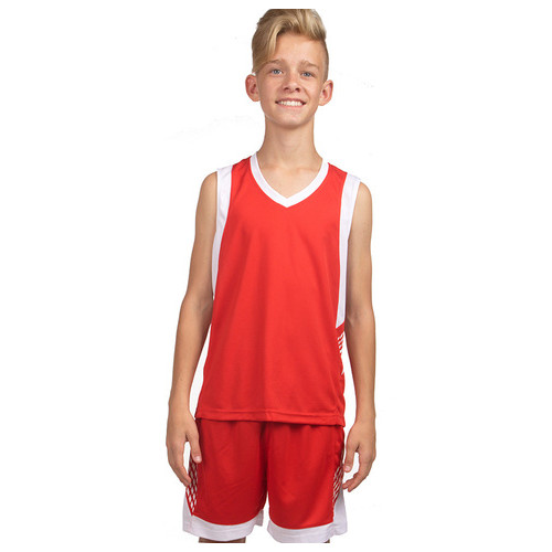 Форма баскетбольна Lingo дитяча LD-8017T XS Червоно-білий (57506030) фото №1