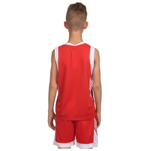 Форма баскетбольна Lingo дитяча LD-8017T XS Червоно-білий (57506030) фото №3