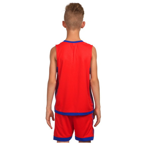 Форма баскетбольна Lingo дитяча LD-8018T 4XS Червоно-синій (57506029) фото №5