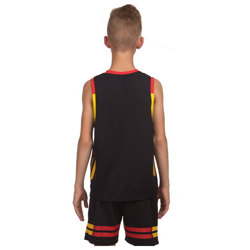 Форма баскетбольна Lingo дитяча LD-8019T 2XS Чорно-червоний (57506031) фото №5