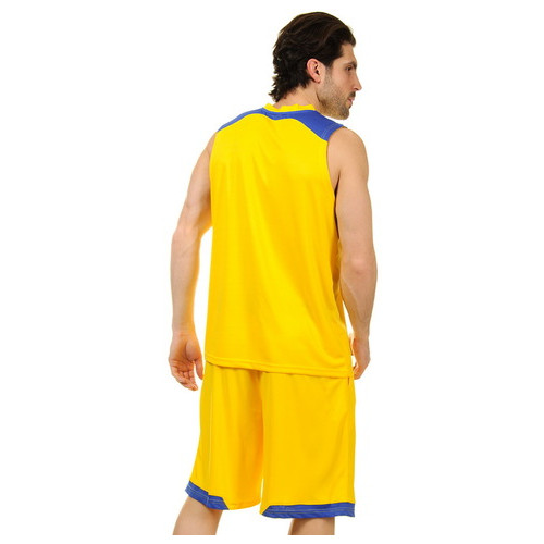 Форма баскетбольна Lingo чоловіча LD-8002 L Жовто-синій (57506036) фото №4