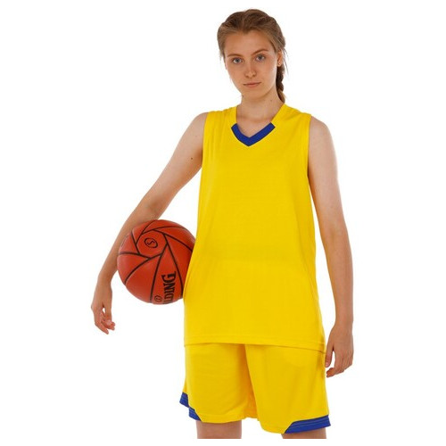 Форма баскетбольна Lingo чоловіча LD-8002 L Жовто-синій (57506036) фото №9