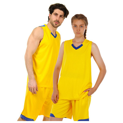 Форма баскетбольна Lingo чоловіча LD-8002 L Жовто-синій (57506036) фото №1