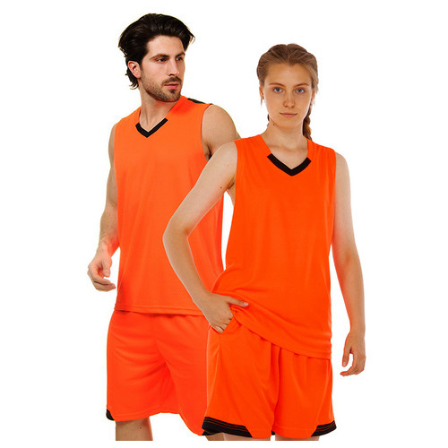Форма баскетбольна Lingo чоловіча LD-8002 XL Оранжево-чорний (57506036) фото №1