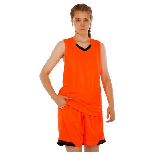 Форма баскетбольна Lingo чоловіча LD-8002 XL Оранжево-чорний (57506036) фото №5